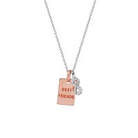Xenox Sweet Petite Halskette Freunde für's Leben - Rosé