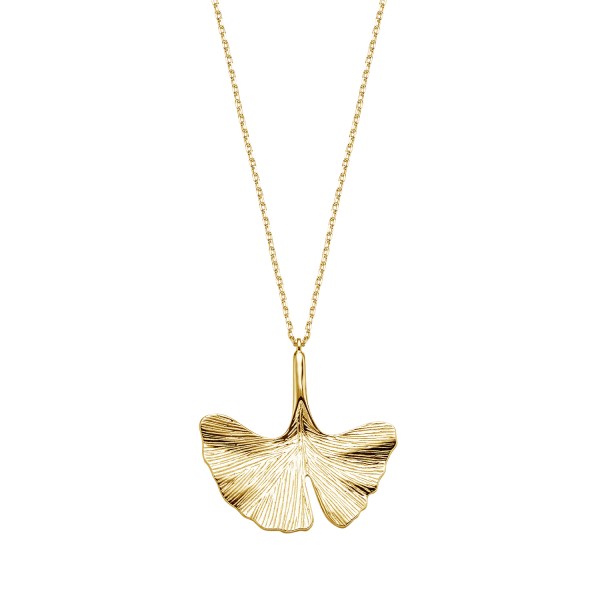 Xenox Silber Leaf Collection - Necklace Gingkoleaf Silver