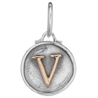 Waxing Poetic Chancery Insignia Collection Letter V