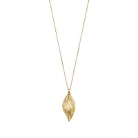 Xenox Silber Leaf Kollektion - Halskette Gelbgold