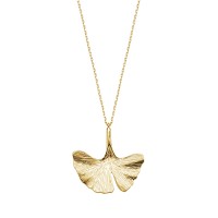 Xenox Silber Leaf Collection - Necklace Gingkoleaf Silver