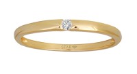 Stardiamant Ring - Brillant Gelbgold 585