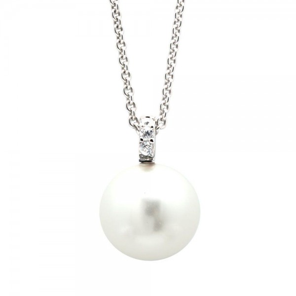 Xenox Halskette mit weißer Perle groß
