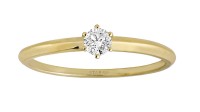 Stardiamant Ring Gelbgold 585