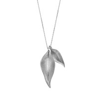 Xenox Silber Leaf Kollektion - Halskette Silber